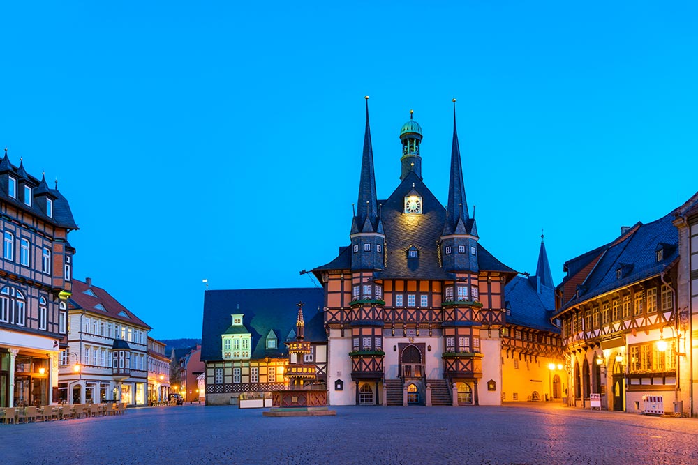 Wernigerode at night