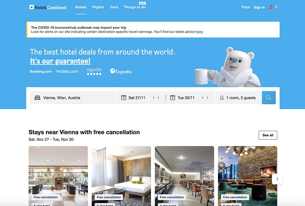 HotelsCombined Screenshot