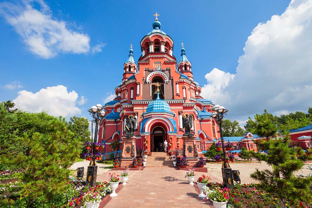 Cathedral in Irkutsk