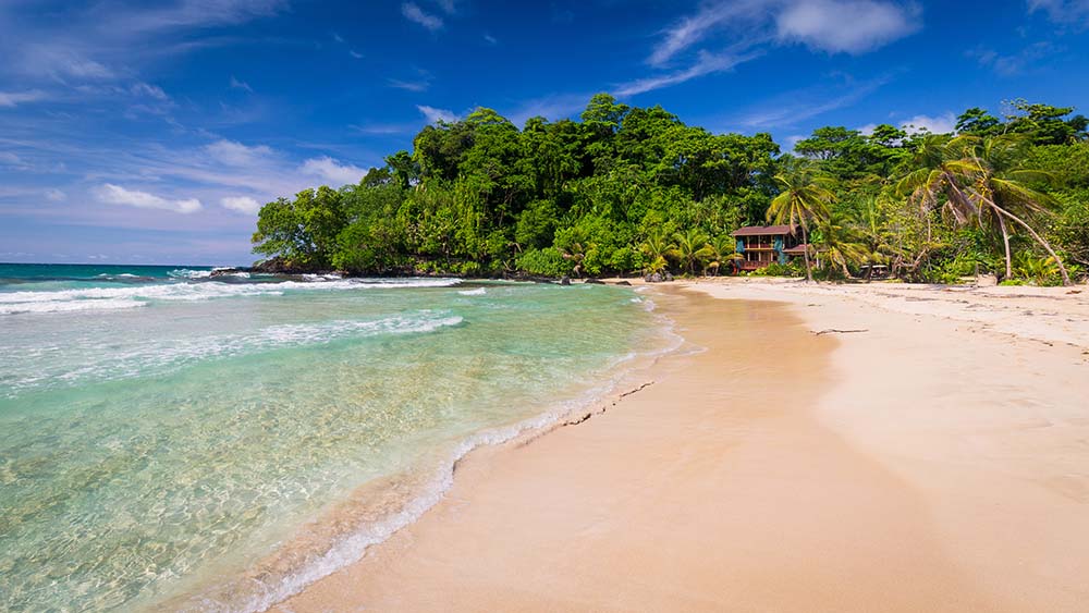Beach in Bocas del Toro, Panama