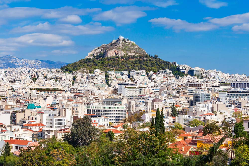 Mount Lycabettus in Athens