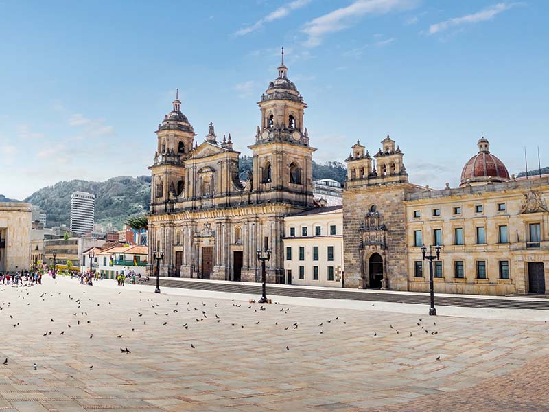 Bolivar Square in Bogota