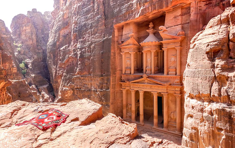 The Treasury in Petra