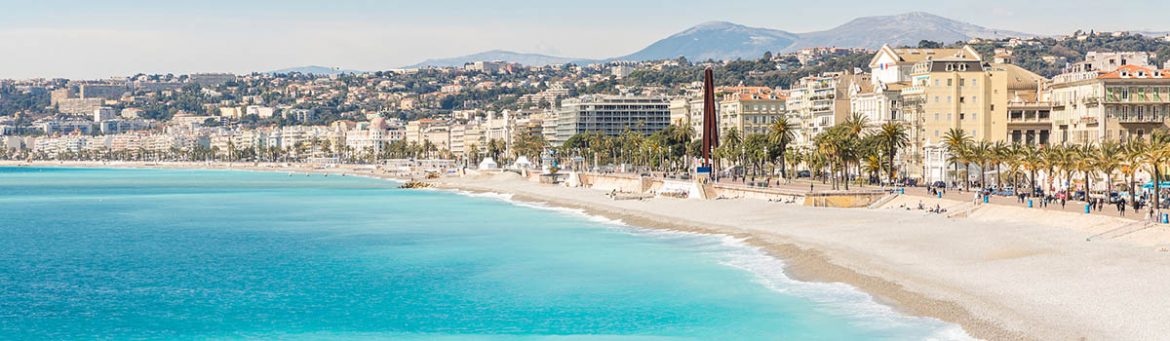 Nice Nice beach and skyline