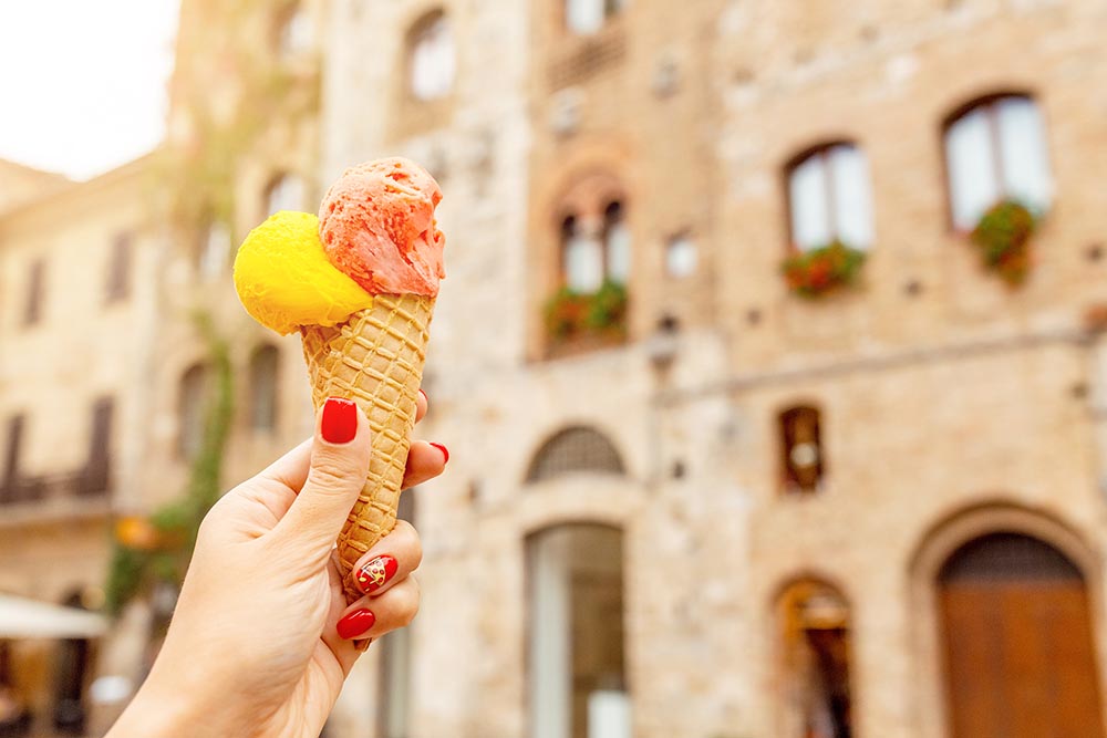 Gelato in Italy
