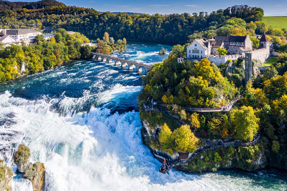 Views of Rhine Falls
