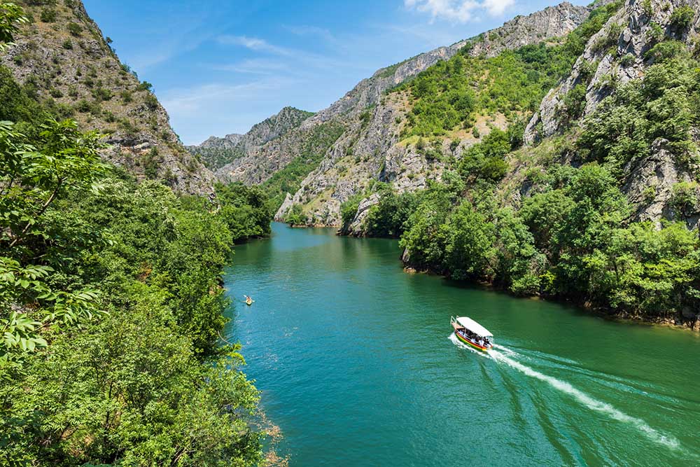 Matka Canyon in Macedonia