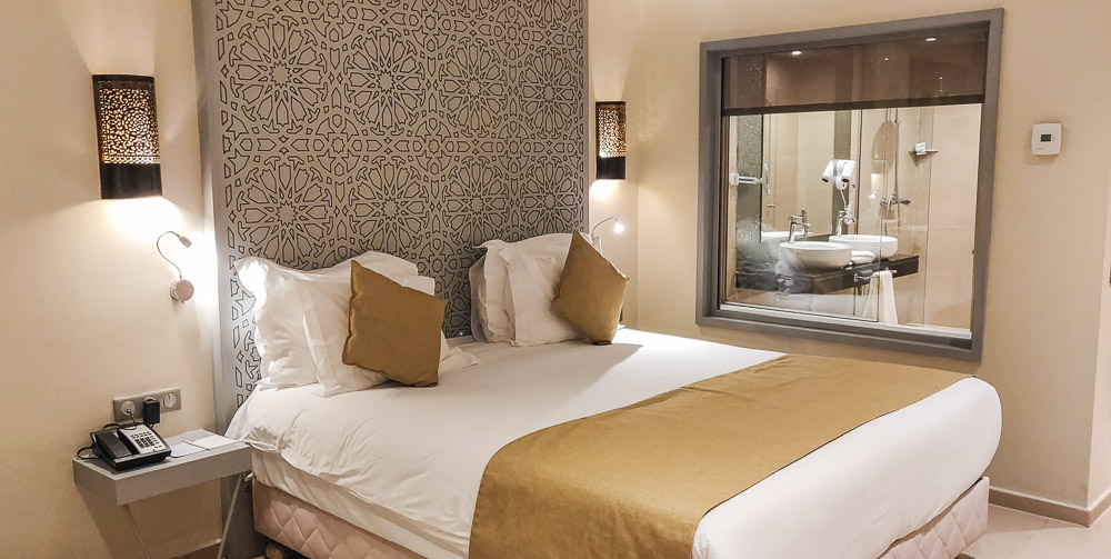 A room in the Be Live Collection hotel in Marrakesh