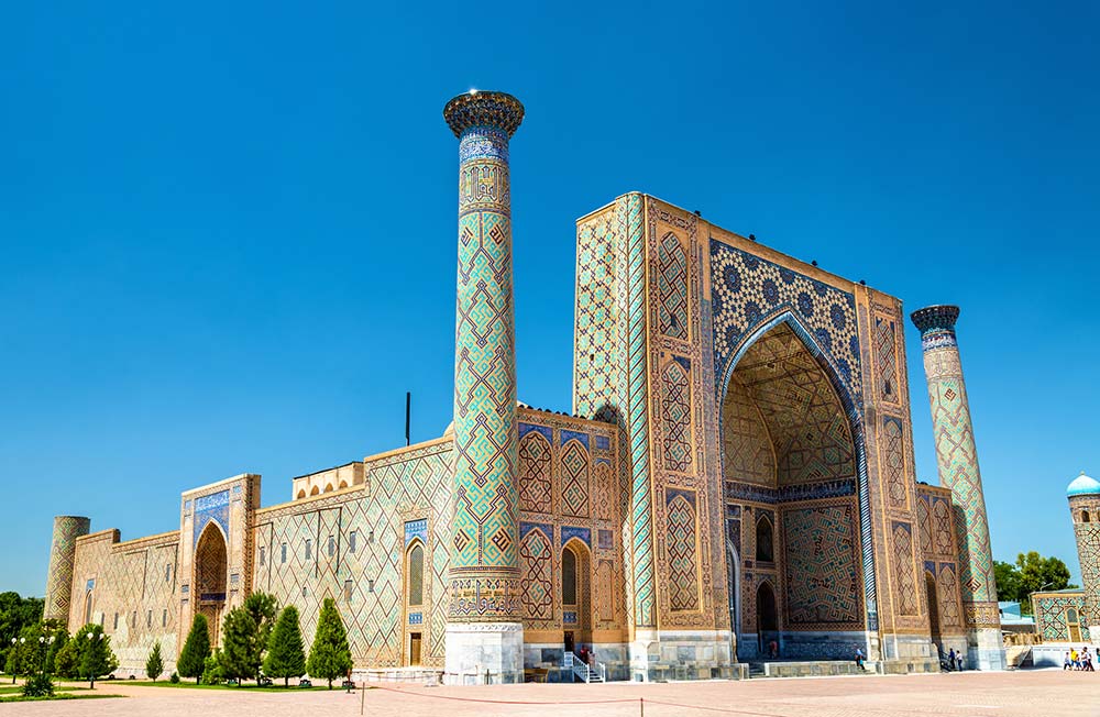 Registan square in Samarkand