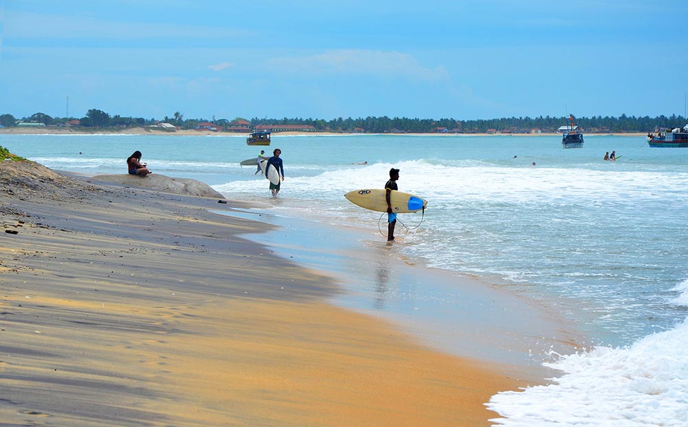 Surfing at Arugam Bay