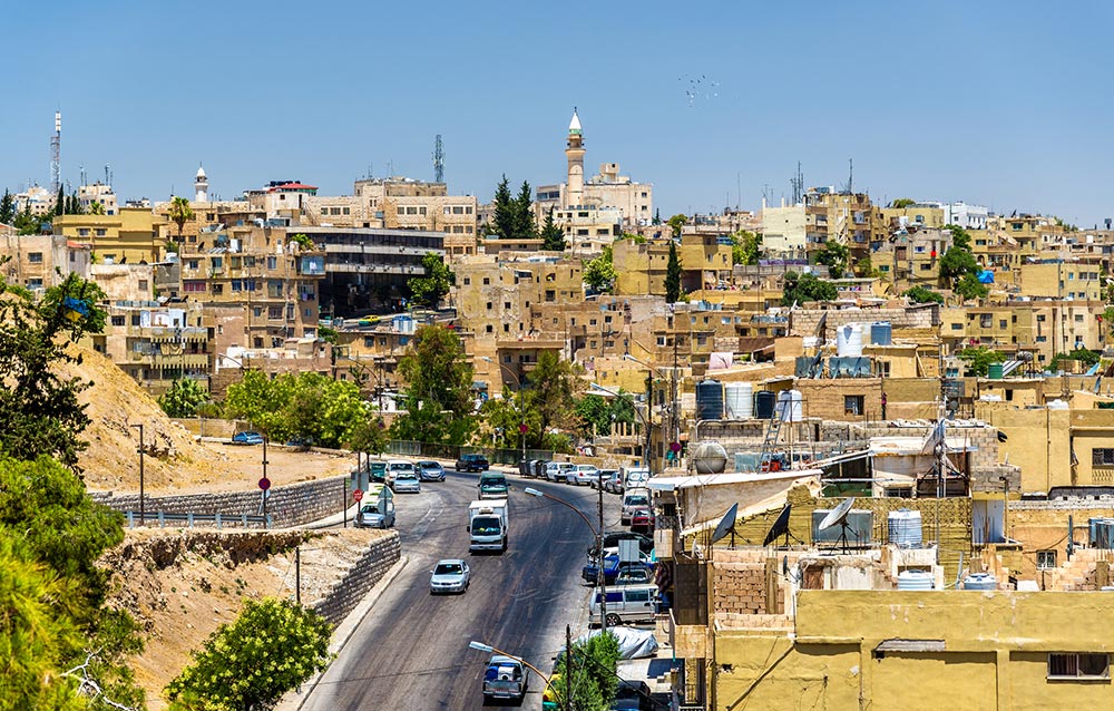 Amman city and roads