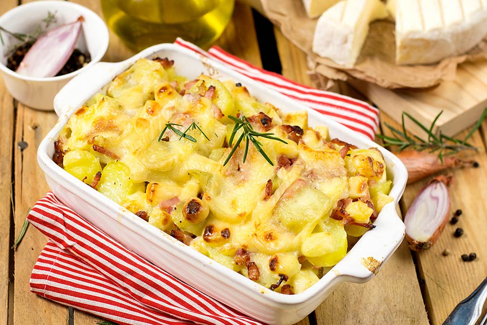 Tartiflette dish