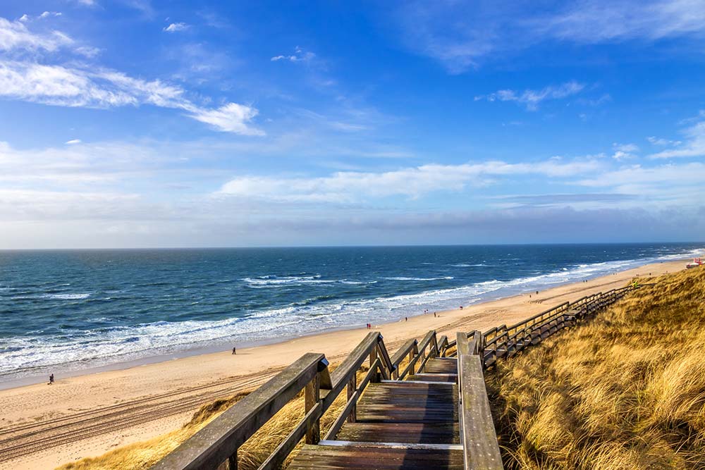 Beach at Sylt in Germany
