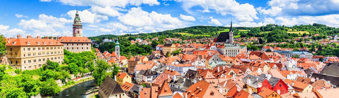 Cesky Krumlov skyline