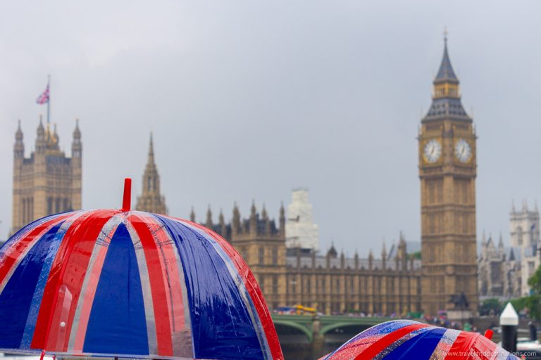 Don’t Let the Weather Ruin Your London Trip: Top Things to Do When it Rains London rain and umbrellas