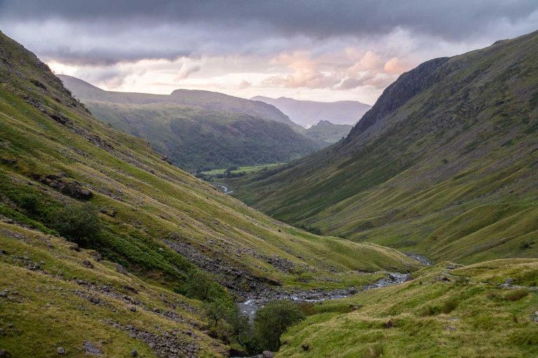 How to Visit the Lake District and Climb Scafell Pike From Seathwaite in Borrowdale Lake District at sunset - Borrowdale Valley