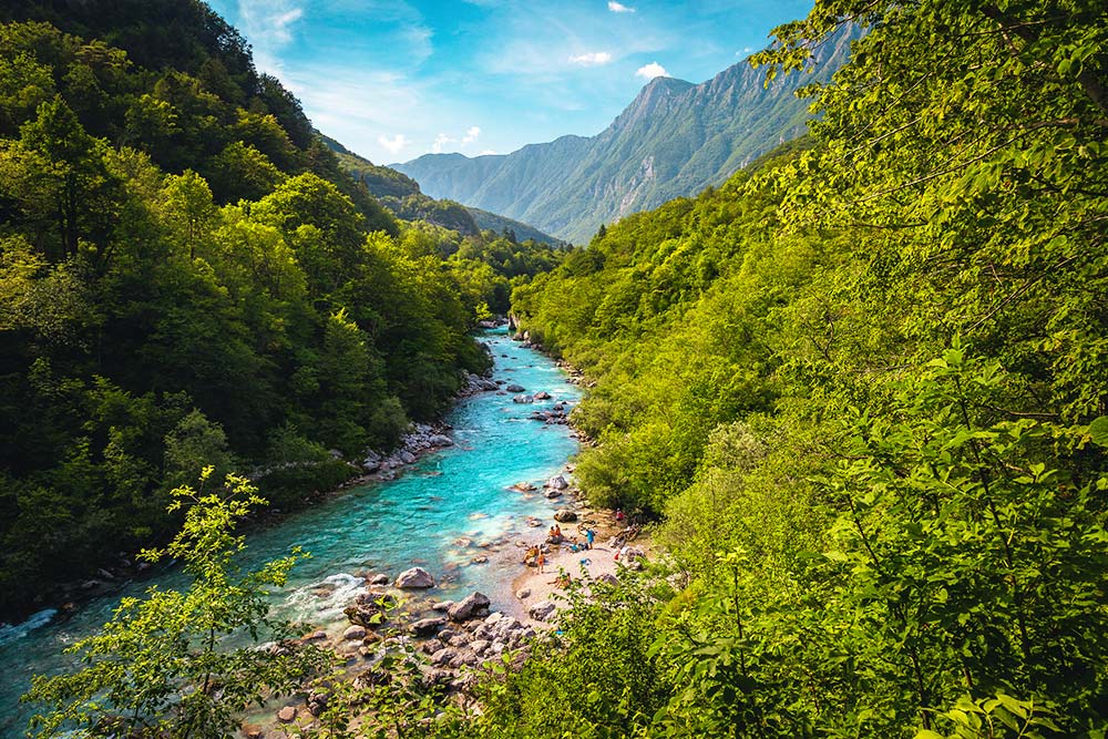 Soca river near Kobarid
